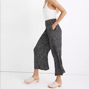Madewell floral houston pull-on crop pant